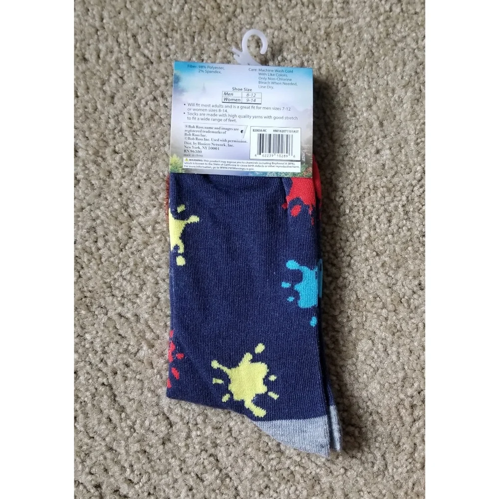 Bob Ross Crew Socks - Picture 3 of 4
